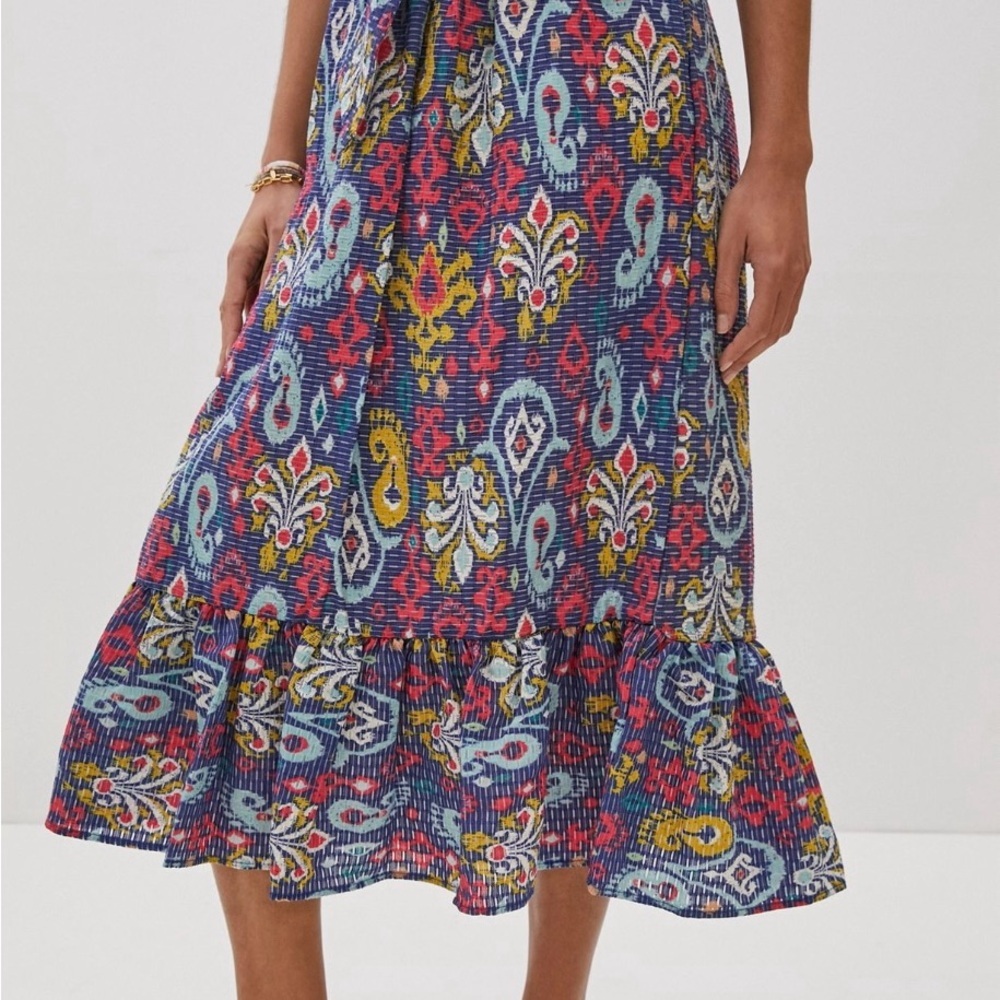 NWT Anthropologie Ruffled Edith Midi Skirt-Small - Picture 5 of 9